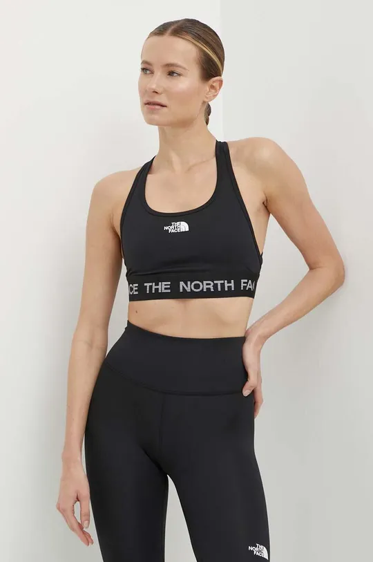 fekete The North Face sportmelltartó Női
