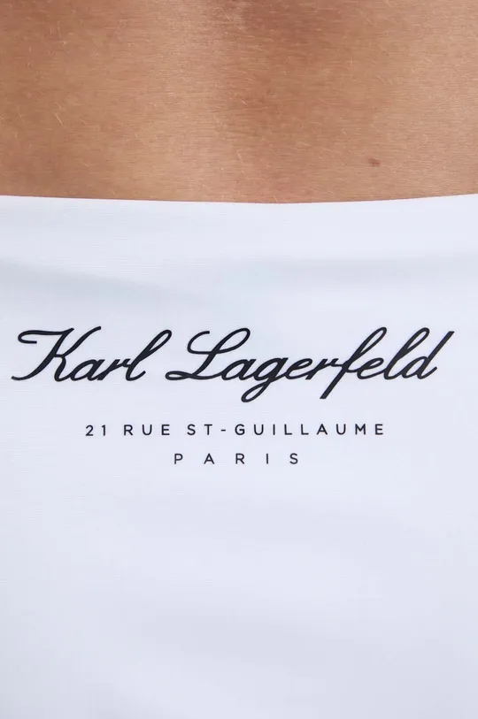 biały Karl Lagerfeld figi kąpielowe