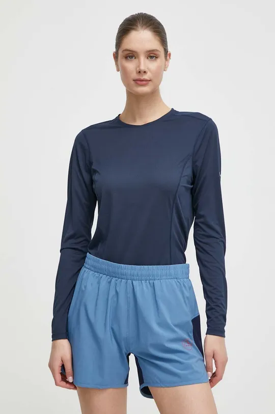 mornarsko modra Funkcionalna majica z dolgimi rokavi Montane Dart Lite Ženski
