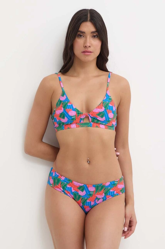 Picture bikini felső Kalta print Triangle Top többszínű