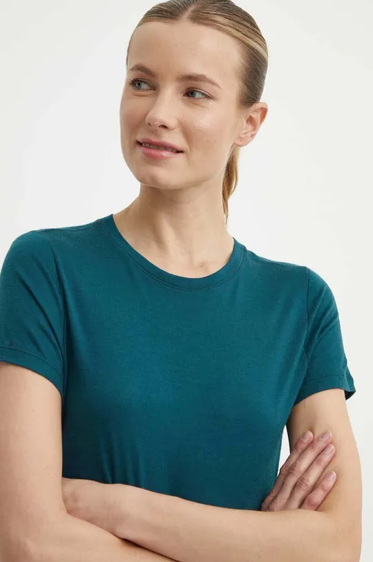 turkusowy Smartwool t-shirt funkcyjny