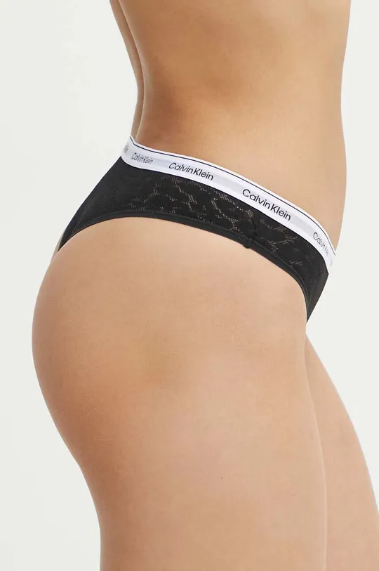 Brazilian στρινγκ Calvin Klein Underwear μαύρο
