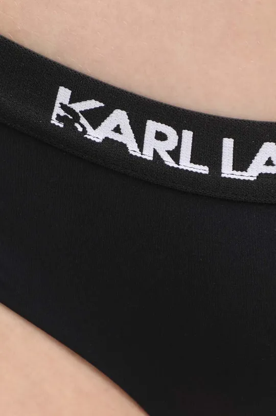 μαύρο Μαγιό σλιπ μπικίνι Karl Lagerfeld SPORT