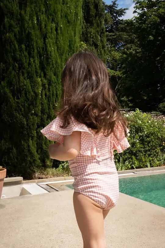 roza Dječji jednodijelni kupaći kostim Konges Sløjd Za djevojčice