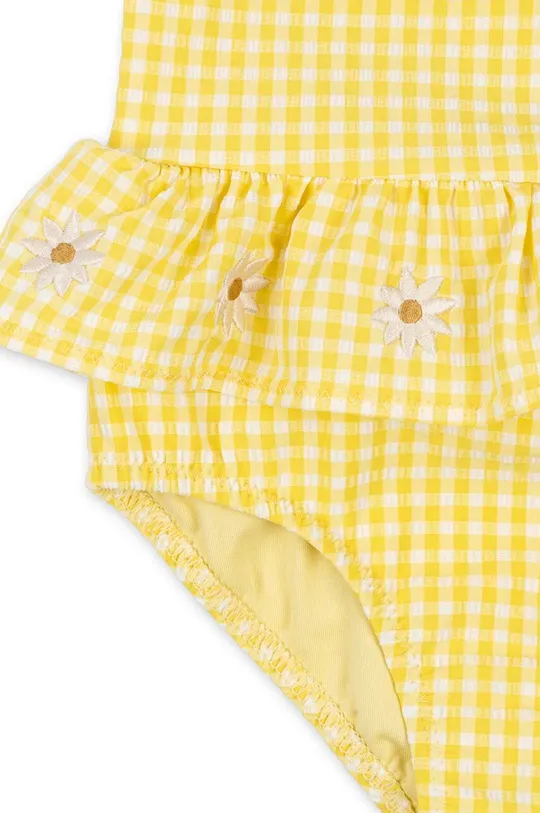 żółty Konges Sløjd jednoczęściowy strój kąpielowy dziecięcy
