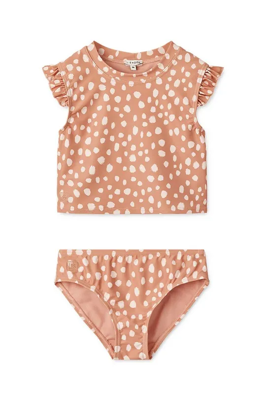 Dječji dvodijelni kupaći kostim Liewood Judie Printed Bikini Set roza