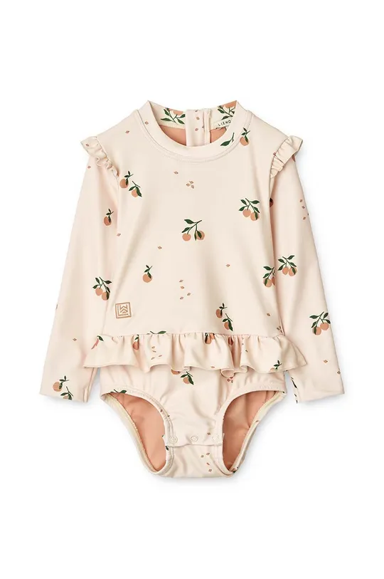 béžová Jednodielne plavky pre bábätká Liewood Sille Baby Printed Swimsuit Dievčenský