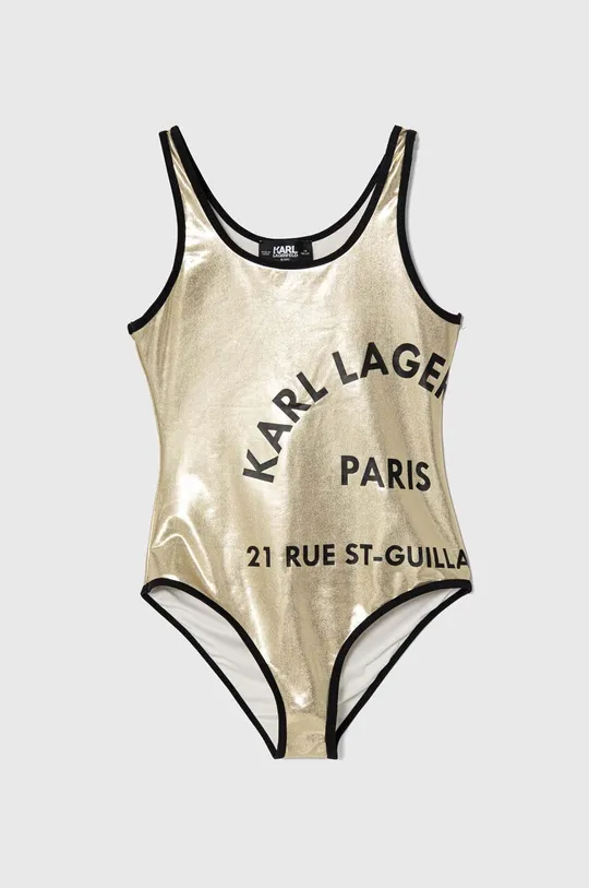 Karl Lagerfeld egyrészes gyerek fürdőruha arany