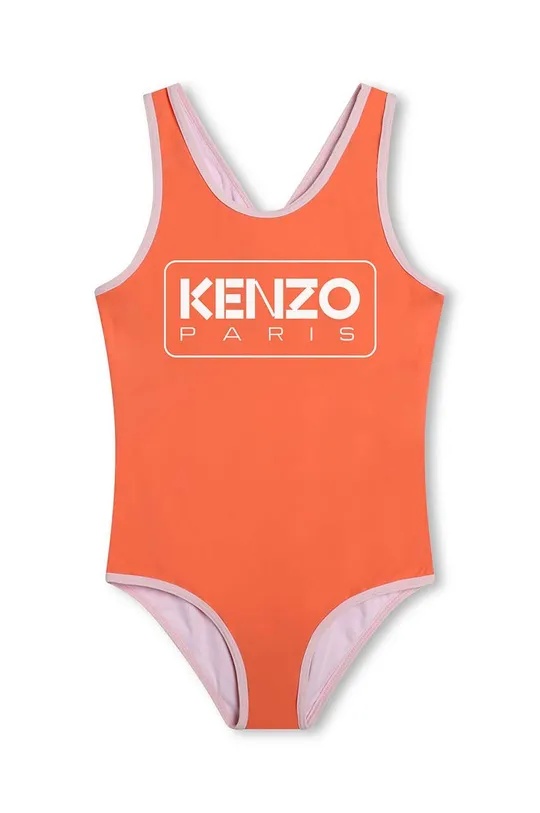 crvena Dječji jednodijelni kupaći kostim Kenzo Kids Za djevojčice