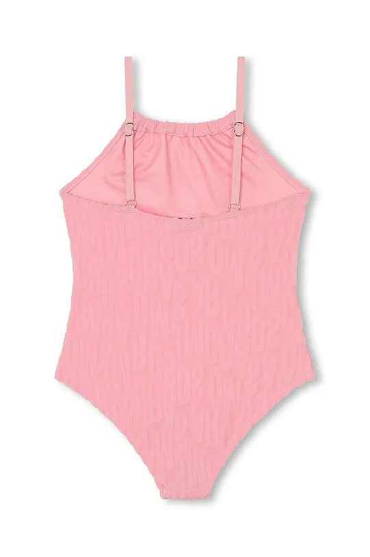 Суцільний дитячий купальник Marc Jacobs рожевий