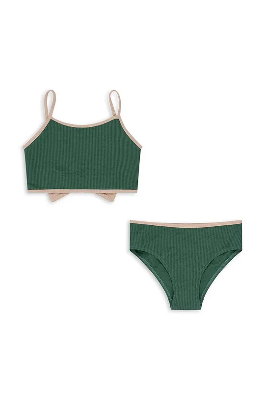 Dvojdielne detské plavky Konges Sløjd zelená