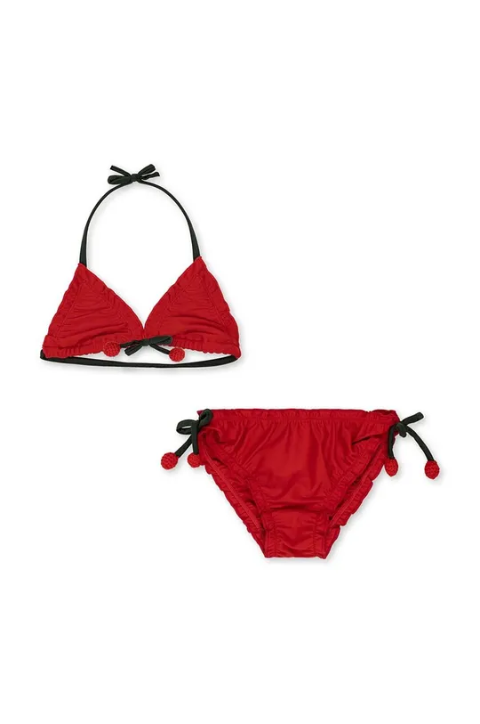 crvena Dječji dvodijelni kupaći kostim Konges Sløjd Za djevojčice