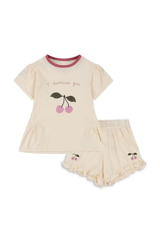 розовый Детская хлопковая пижама Konges Sløjd Для девочек