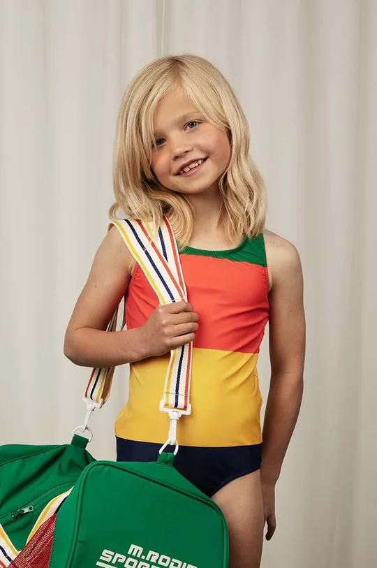 multicolor Mini Rodini jednoczęściowy strój kąpielowy dziecięcy Dziewczęcy