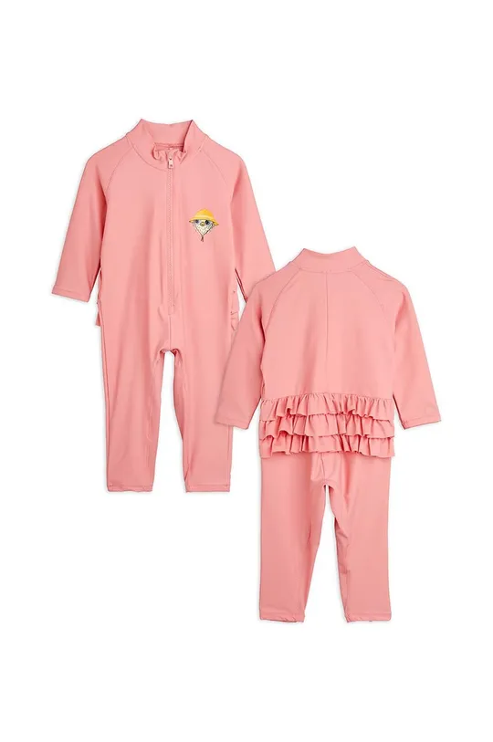 розовый Детский комбинезон для плавания Mini Rodini Для девочек