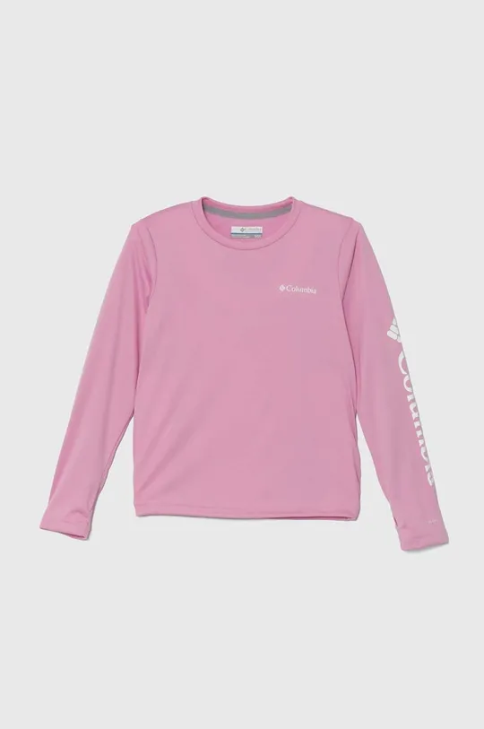 ružová Detské tričko s dlhým rukávom Columbia Fork Stream Long Sl Dievčenský