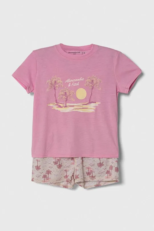 beżowy Abercrombie & Fitch piżama dziecięca Dziewczęcy