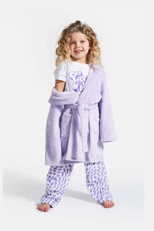 фіолетовий Дитячий халат Coccodrillo Для дівчаток