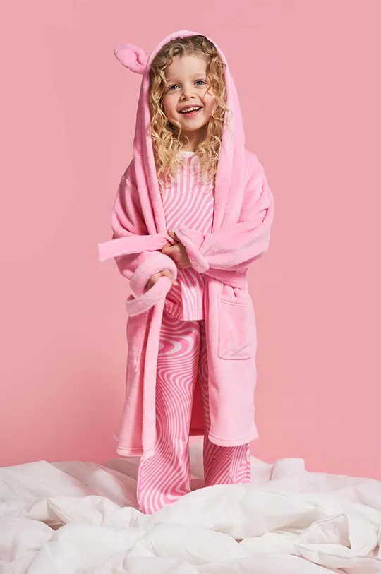 рожевий Дитячий халат Coccodrillo Для дівчаток