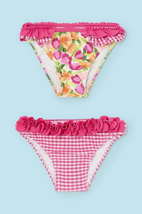 różowy Mayoral figi kąpielowe niemowlęce 2-pack Dziewczęcy