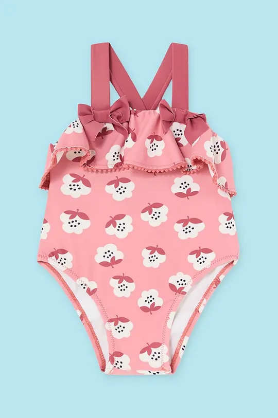 różowy Mayoral jednoczęściowy strój kąpielowy niemowlęcy Dziewczęcy