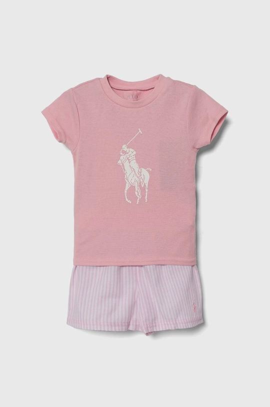 rosa Polo Ralph Lauren pigama in lana bambino Ragazze