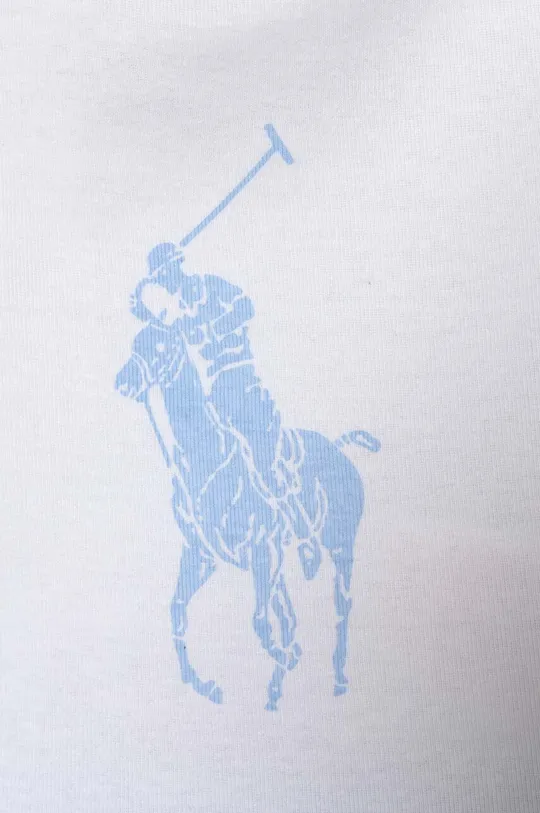 niebieski Polo Ralph Lauren piżama bawełniana dziecięca