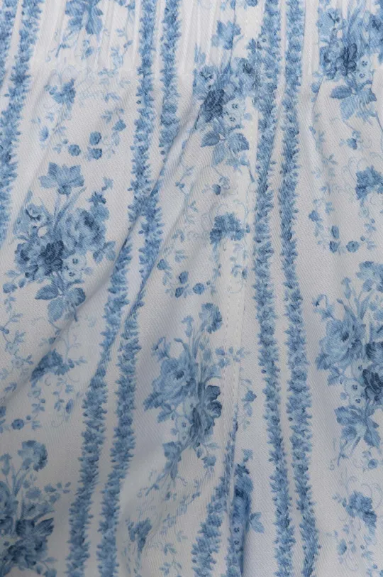 Dziewczynka Polo Ralph Lauren piżama bawełniana dziecięca 3P0145 niebieski