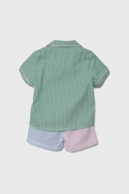 Дитяча бавовняна піжама Polo Ralph Lauren барвистий