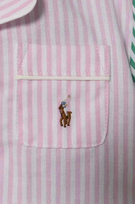 šarena Dječja pamučna pidžama Polo Ralph Lauren