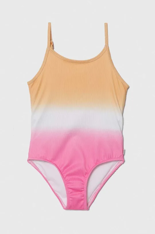 roza Dječji jednodijelni kupaći kostim Abercrombie & Fitch Za djevojčice