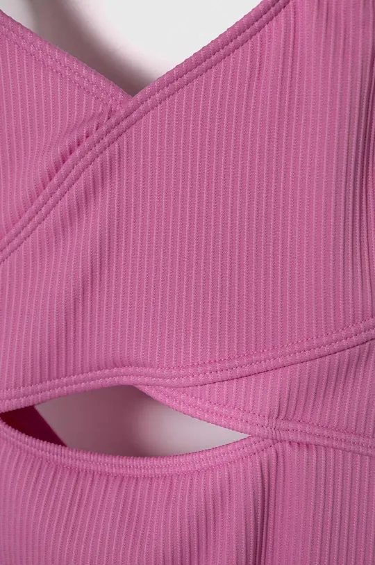 Abercrombie & Fitch jednoczęściowy strój kąpielowy dziecięcy różowy