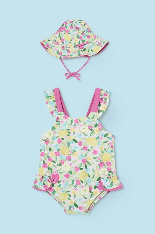 roza Jednodijelni kupaći kostim za bebe Mayoral Newborn Za djevojčice