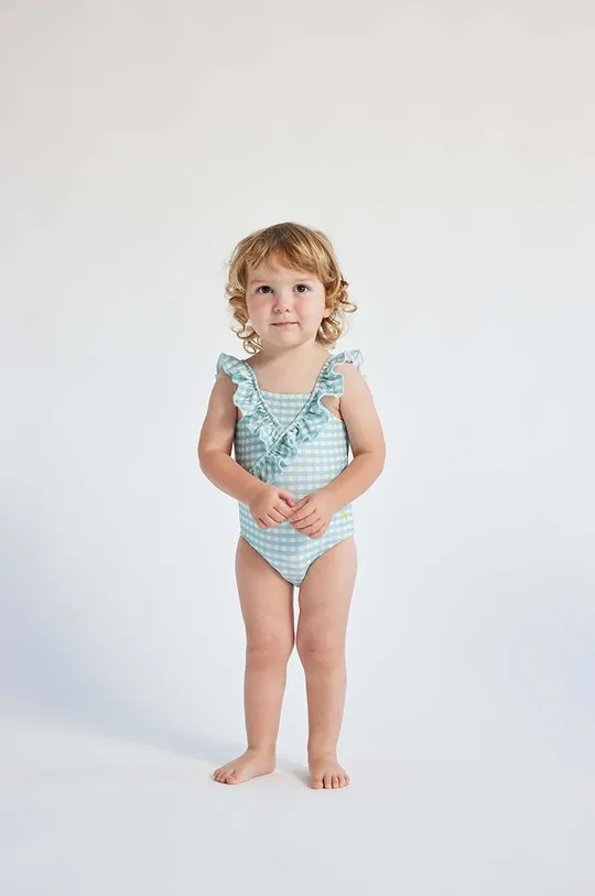 niebieski Bobo Choses jednoczęściowy strój kąpielowy niemowlęcy Dziewczęcy