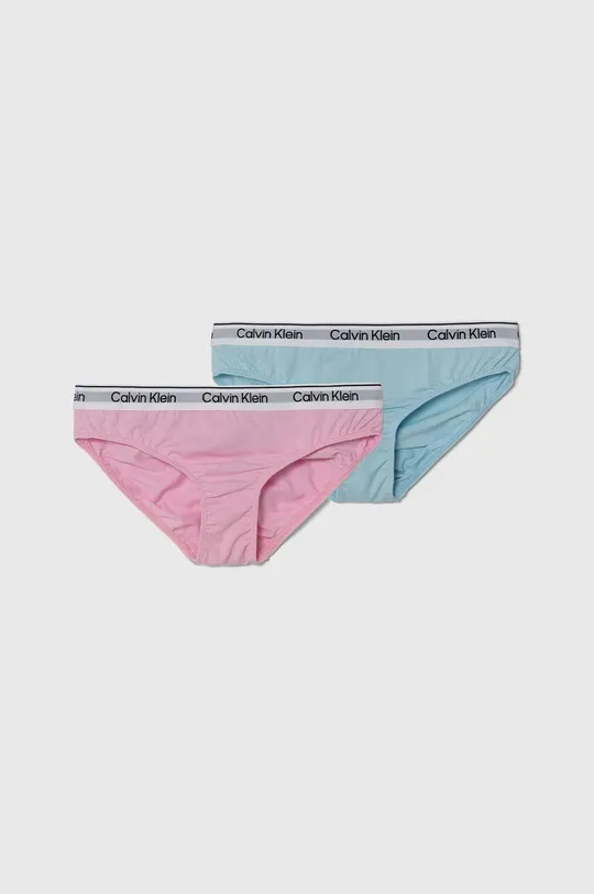 roza Otroške spodnje hlače Calvin Klein Underwear 2-pack Dekliški