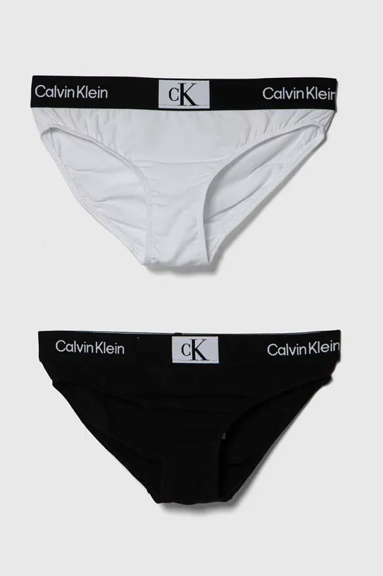 čierna Detské nohavičky Calvin Klein Underwear 2-pak Dievčenský