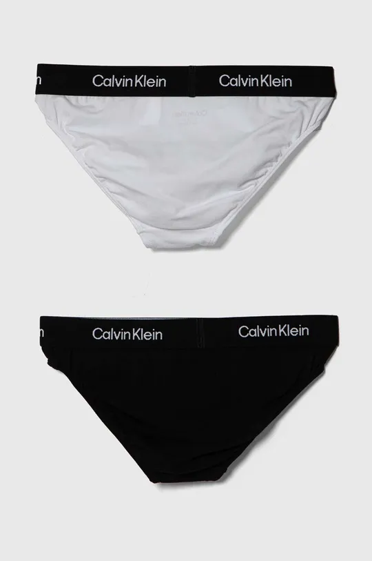 Detské nohavičky Calvin Klein Underwear 2-pak čierna