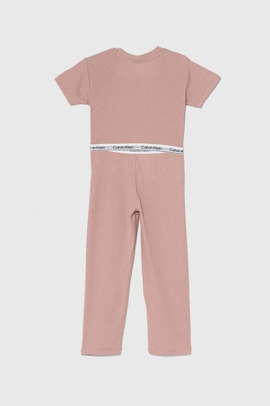 Дитяча піжама Calvin Klein Underwear рожевий