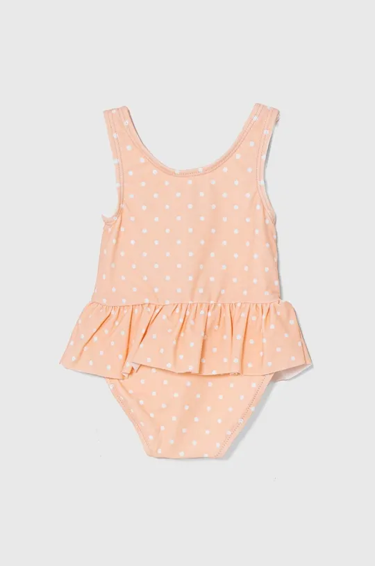 Guess jednoczęściowy strój kąpielowy niemowlęcy pomarańczowy