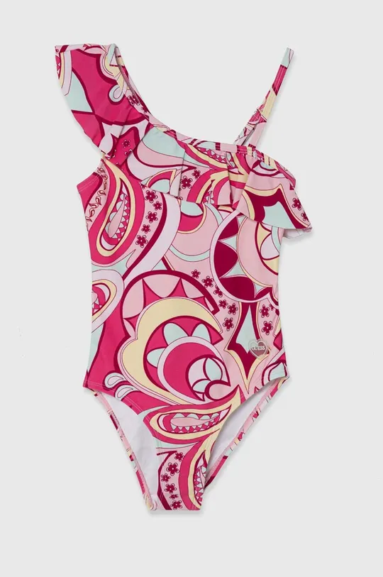 розовый Детский слитный купальник Guess Для девочек