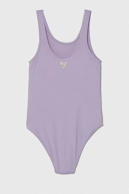 Guess jednoczęściowy strój kąpielowy dziecięcy fioletowy