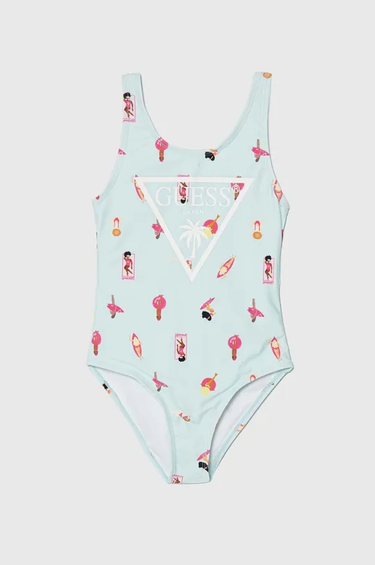 tirkizna Dječji jednodijelni kupaći kostim Guess Za djevojčice