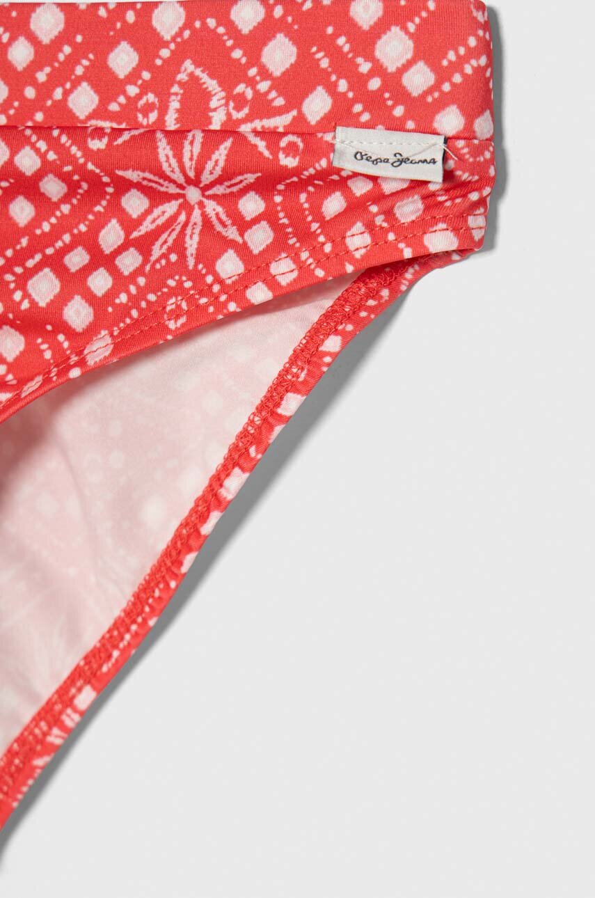 červená Dvojdielne detské plavky Pepe Jeans BANDANA ASY BIKINI SET