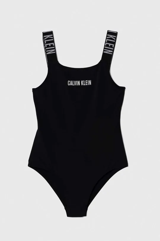 čierna Jednodielne detské plavky Calvin Klein Jeans Dievčenský