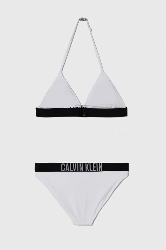 Dječji dvodijelni kupaći kostim Calvin Klein Jeans bijela