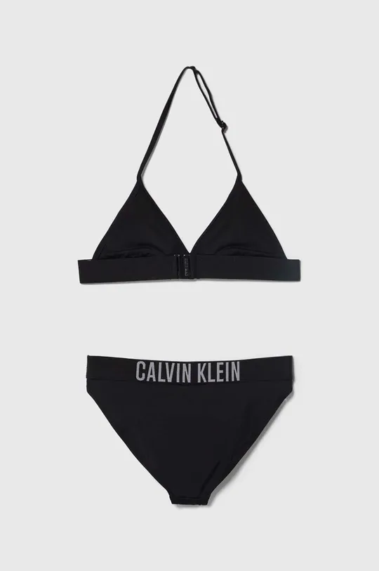 Calvin Klein Jeans kétrészes gyerek fürdőruha fekete