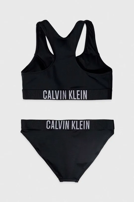 Dvojdielne detské plavky Calvin Klein Jeans čierna