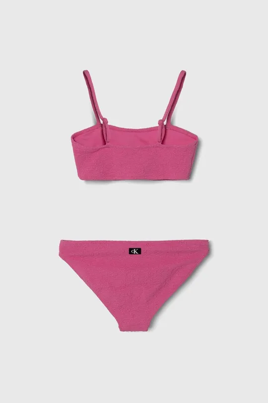 Calvin Klein Jeans kétrészes gyerek fürdőruha rózsaszín