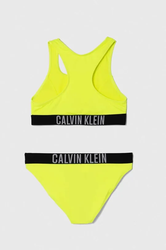 Dvojdielne detské plavky Calvin Klein Jeans žltá