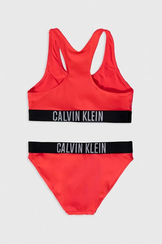 Dječji dvodijelni kupaći kostim Calvin Klein Jeans roza